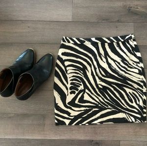 H&M Animal Print Skirt